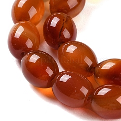 Fili di perline agata rosso naturale&nbsp;G-NH0019-C02-01