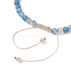 Bracciali con perline intrecciate in pietra mista&nbsp;BJEW-JB12958-02