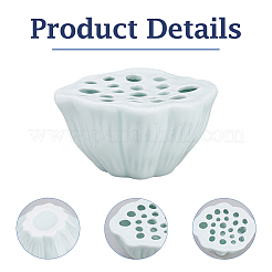 Porzellan-Blumenarrangeur&nbsp;AJEW-WH0709-151B
