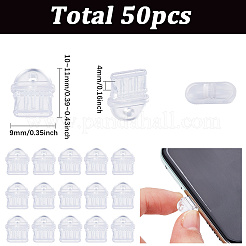 50 Stück Staubschutzstecker aus PVC-Kunststoff für Mobilgeräte&nbsp;FIND-SC0013-60B
