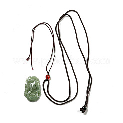 Collares colgantes de jadeíta natural&nbsp;G-H306-05-02
