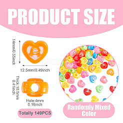 100 g transparente Acrylperlen&nbsp;OACR-TADJ0001-02