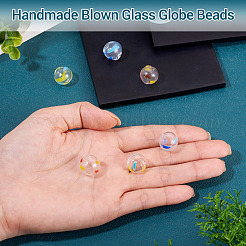 6pcs 3 Farben transparente Glasperlen&nbsp;GLAA-TA0003-97