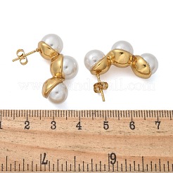 Boucles d'oreilles rondes en acier inoxydable 304&nbsp;EJEW-L287-065G