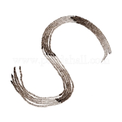 Natürlichen Rauchquarzperlen Stränge&nbsp;G-L634-D09-2.5x2.5mm