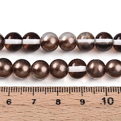 Peinture de cuisson perles de verre transparentes brins&nbsp;DGLA-N011-8mm-09