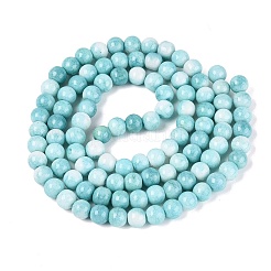 Brins de perles de verre teintées à effet ombré opaque&nbsp;GLAA-Q106-04A-08
