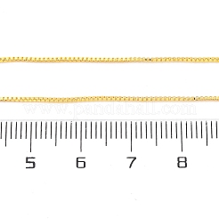 Creazione di collana con catena a maglie in ottone da 1 mm&nbsp;NJEW-D302-79G