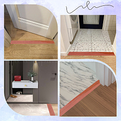 Selbstklebende PVC-Bodentür-Flachübergangsstreifen&nbsp;DIY-WH20031-052F