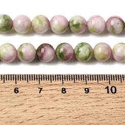 Natürliche weiße Jade perlen Stränge&nbsp;G-H348-8mm-04