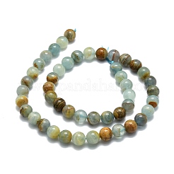 Perles de calcite bleues naturelles&nbsp;G-E576-09B