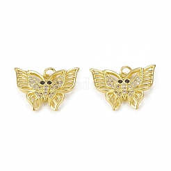 Colgante micropavé cubic zirconia de latón&nbsp;KK-E068-VB286
