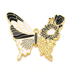 Alliage de placage de rack émail gros pendentifs&nbsp;ENAM-N056-398-G