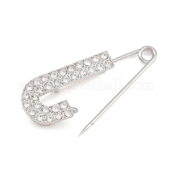 Broches épingles de sûreté en strass cristal&nbsp;JEWB-A040-01A-P