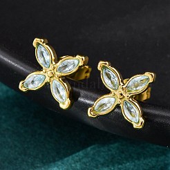 Boucles d'oreilles à tige en acier inoxydable 304&nbsp;EJEW-C135-01G-05