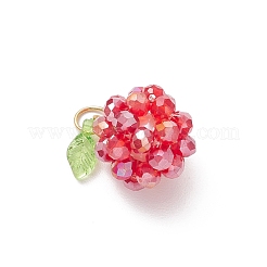 Anhänger aus galvanisiertem Glas&nbsp;PALLOY-MZ00861-01