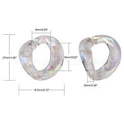 Transparente Acrylverbindungsringe&nbsp;PACR-N010-035