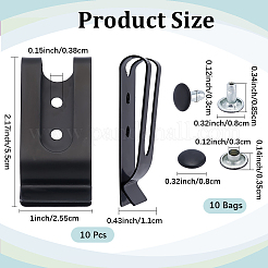 10 sachet de rivets en fer&nbsp;FIND-CY0001-94