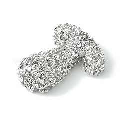 Placage de rack pendentifs en zircone cubique clair en laiton&nbsp;KK-S378-01P-T