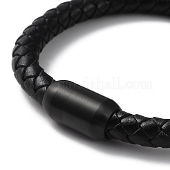 Leder geflochtenes Rundschnurarmband&nbsp;BJEW-F460-03EB