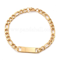 ID-Armbänder aus Edelstahl 304&nbsp;STAS-B021-20G