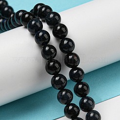 Fili di perle di quarzo dumortierite naturale di grado aa&nbsp;G-R494-A14-02