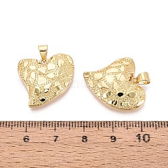 Pendentifs en laiton texturé&nbsp;KK-T080-62G