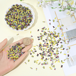 100 g Cabochons aus Polymer-Ton zum Schulanfang&nbsp;CLAY-SC0002-80
