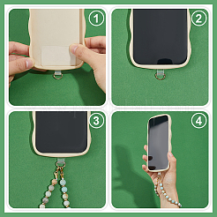 1 cinturino per cellulare in PVC&nbsp;AJEW-PH0001-50A