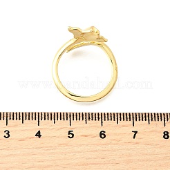 Manschettenringe aus Messing für Damen&nbsp;RJEW-F184-08A-G