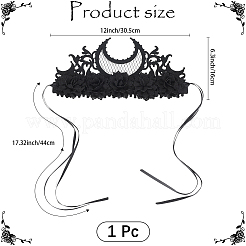 Couronne de coiffure en tissu de feutre et alliage&nbsp;OHAR-WH20020-01B