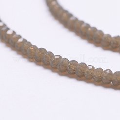 Chapelets de perles en verre imitation jade&nbsp;X-EGLA-K010-C03