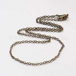 Fabrication de collier de chaîne de câble de fer&nbsp;X-NJEW-JN01385-03