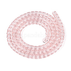 Transparente Glasperlen Stränge&nbsp;GLAA-N065-4x4mm-A03