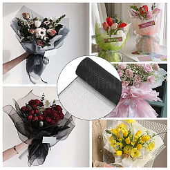 Papel de regalo para ramos de flores de malla de rejilla de plástico&nbsp;DIY-WH0308-539B