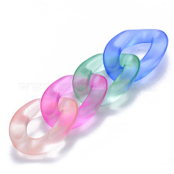 Anelli in acrilico trasparente che collega&nbsp;X-OACR-S036-001B-K