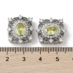 Perline zirconi micro pave  in ottone&nbsp;KK-G491-36P-03