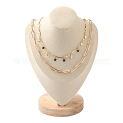 Affiche de collier en bois microfibre&nbsp;NDIS-O008-03A-M