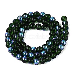 Trasparenti perle di vetro placca fili&nbsp;EGLA-Q132-6MM-01A-21