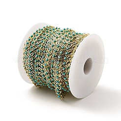 Catena a maglie in foglia di ottone fatta a mano&nbsp;CHC-G017-08G