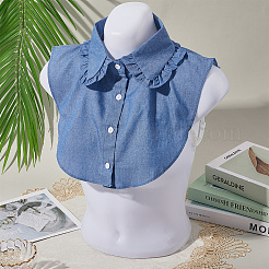 Cuellos de camisa de algodón desmontables&nbsp;AJEW-WH20816-025A