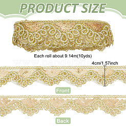 Polyester-Spitzenband&nbsp;OCOR-WH0105-202A