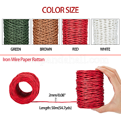 Fil de fer à la main papier rotin et fil de fer ficelle de papier&nbsp;OCOR-PH0003-77