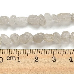 Chapelets de perle en jade blanc naturel&nbsp;G-F465-58