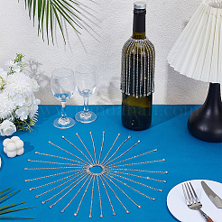 2 pièce de breloques en fer avec strass pour verre à vin&nbsp;HJEW-OC00385