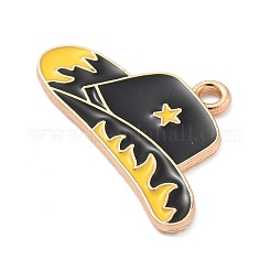 Anhänger aus Emaille mit Western-Cowboy-Motiv&nbsp;ENAM-A008-22KCG-03