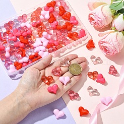90pcs 6 Arten Acrylperlen&nbsp;MACR-YW0003-80