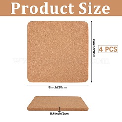 Untersetzer aus Kork&nbsp;AJEW-CP0009-64B