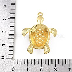Ciondoli in ottone tartaruga e perle finte abs&nbsp;KK-I352-04F-G