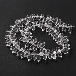 Transparente Glasperlen Stränge&nbsp;GLAA-WH0039-48C
